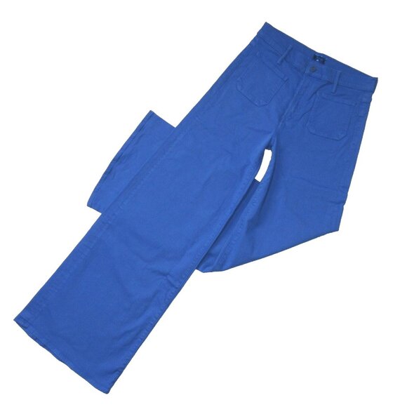 NWT Mother The Patch Pocket Undercover Sneak in Snorkel Blue Jeans 27 - Picture 1 of 11